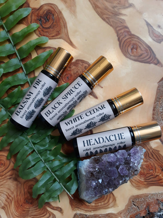 Headache Aromatherapy Rollers by Flora + Fungi