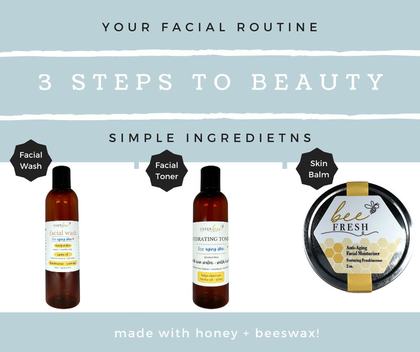 Facial Wash for Aging Skin - Sister Bees
