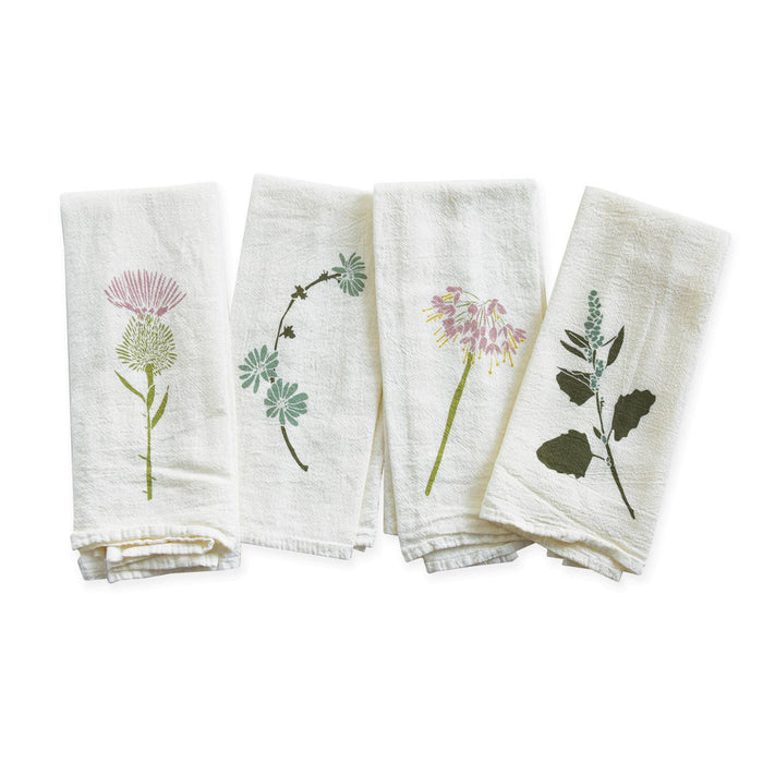 Found & Foraged Napkins / Set of 4 - June & December