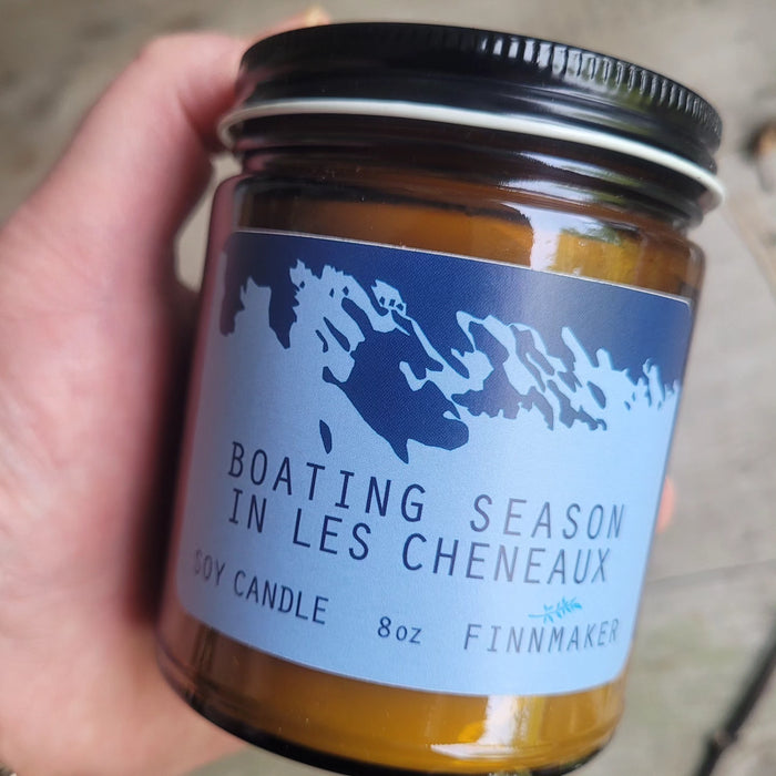 Boating Season in Les Cheneaux Candle - Finnmaker