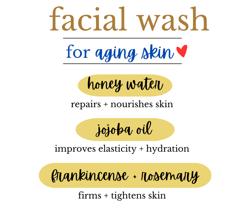 Facial Wash for Aging Skin - Sister Bees