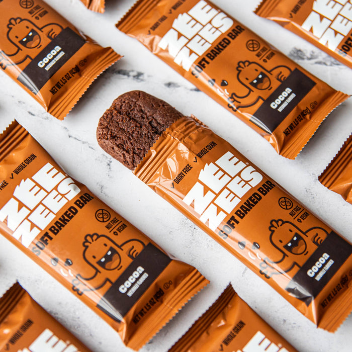 Cocoa Brownie Soft Baked Bars - Zee Zee’s