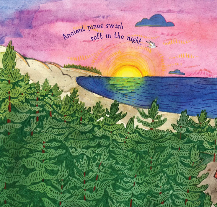 Hush-a-Bye Night: Goodnight Lake Superior - Illustrated by Katie Eberts Illustration