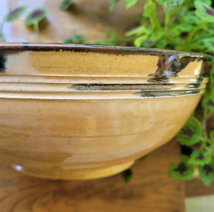 Creamsicle and Copper Bowl by Christian Leathers