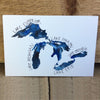Great Lakes Postcard by Katie Eberts Illustration - Front