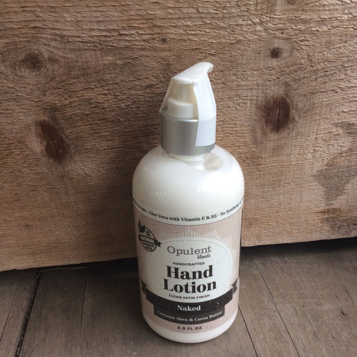 Hand Lotion by Opulent Blends 8.5 oz-Naked