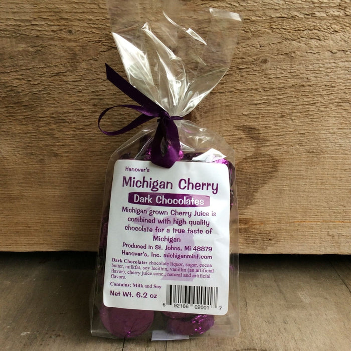 Michigan Cherry Dark Chocolate by Hanover’s (Michigan Mints)