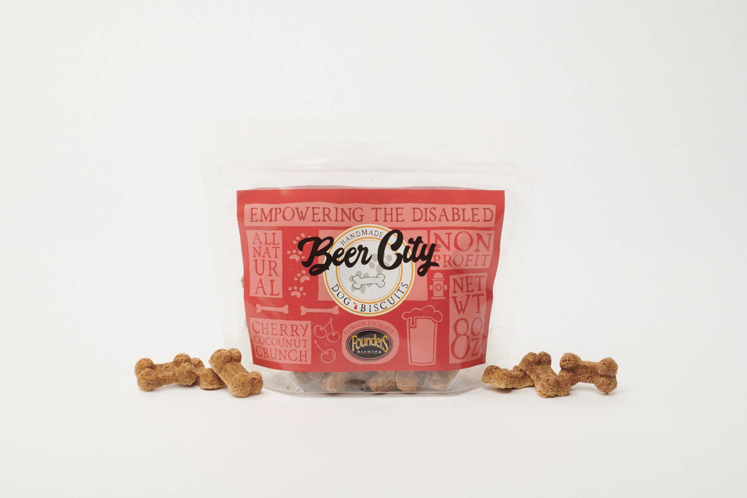 Cherry Coconut Crunch Dog Biscuits - Beer City