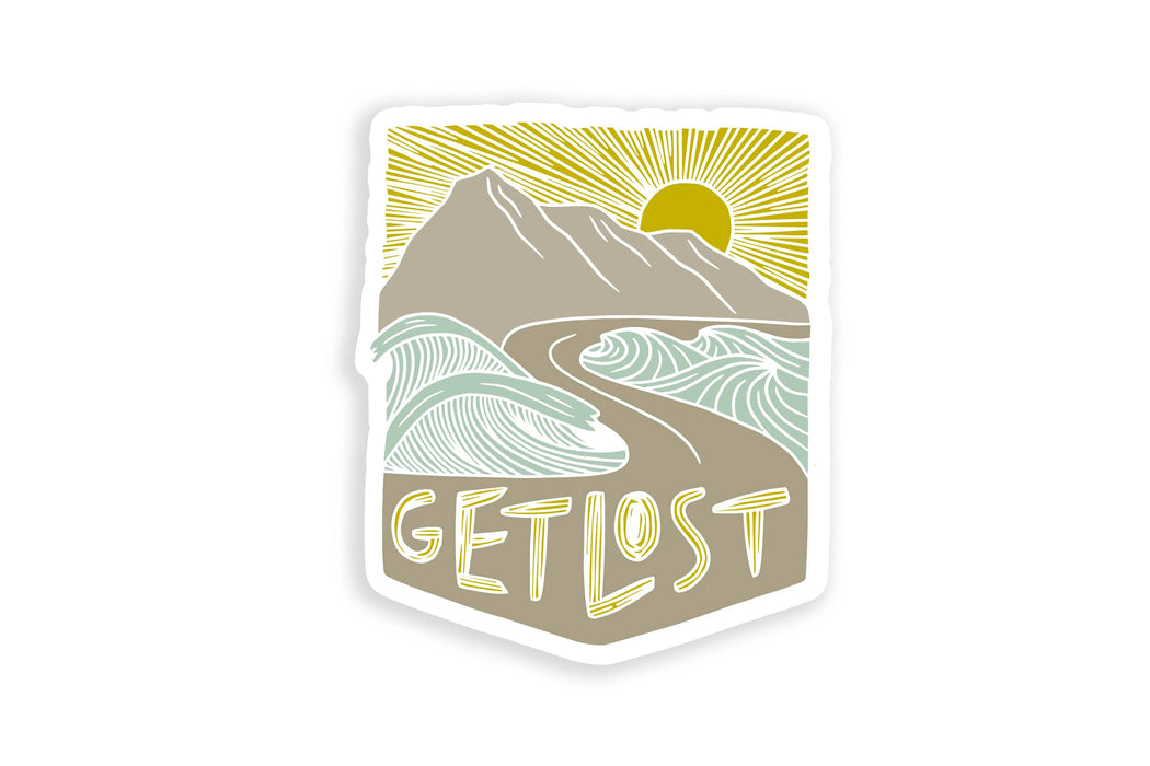 Woosah Outfitters - Get Lost Sticker