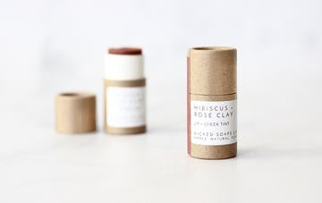Hibiscus + Rose Clay Lip Tint by Wicked Soaps