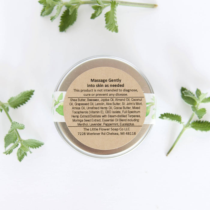 CBD Balm 1oz Tin - Little Flower Soap Co.