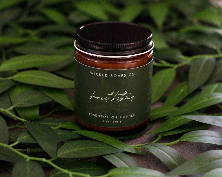 Forest Bathing Essential Oil Candle - Wicked Soaps Co.