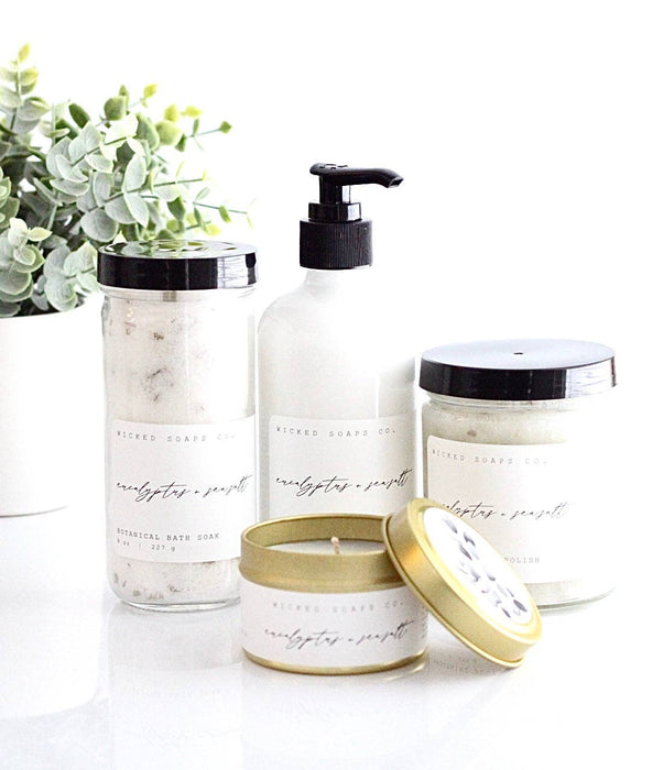Eucalyptus + Sea Salt Bath Soak | Revitalizing Mineral Soak