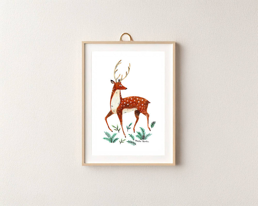 Deer Art Print - Wildship Studio