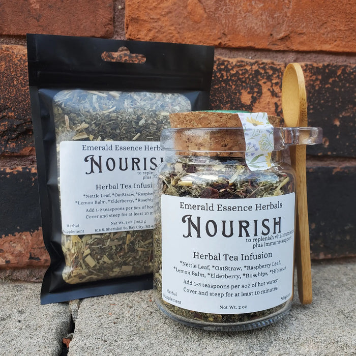 Nourish | Herbal Tea to replenish vital nutrients - Emerald Essence Herbals