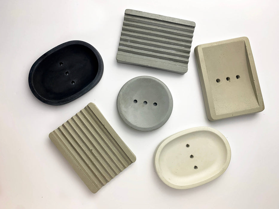 Handmade Concrete Soap Dish - Pine Creek Soapworks
