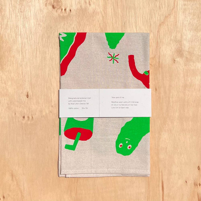 Snacks tea towel