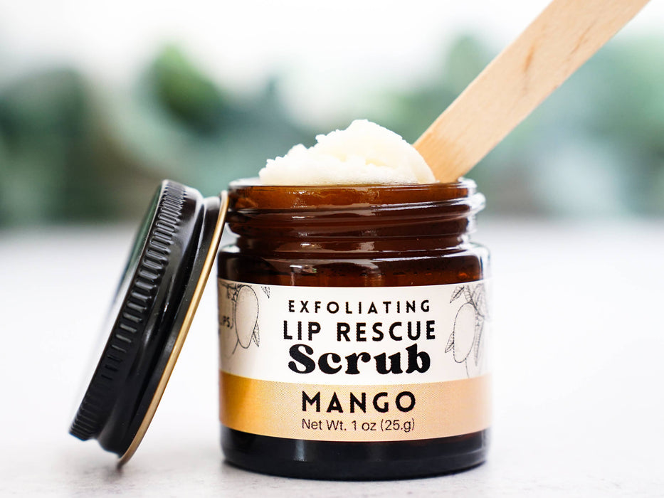 Mango Lip Rescue Sugar Scrub - Little Flower Soap Co.