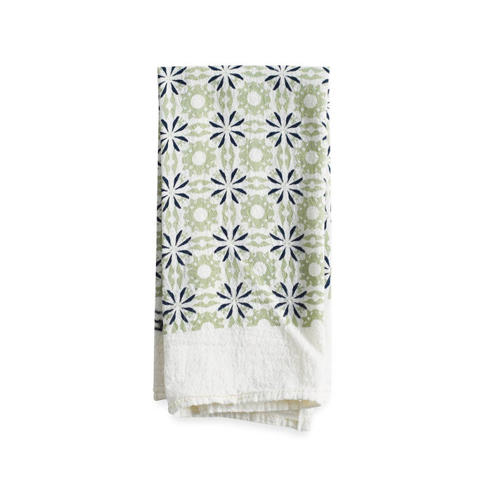 Mixed Woodblock Chicory Napkins / Set of 4 - June & December