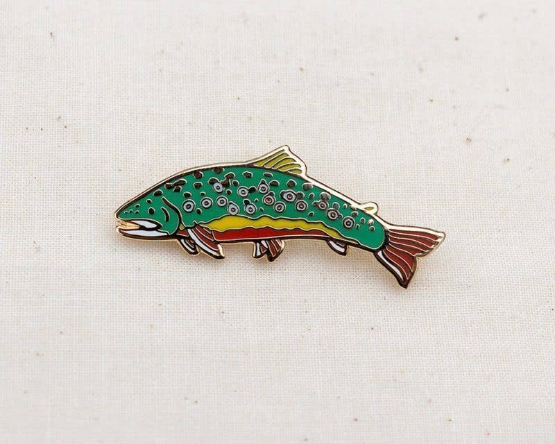 Brook Trout Enamel Pin