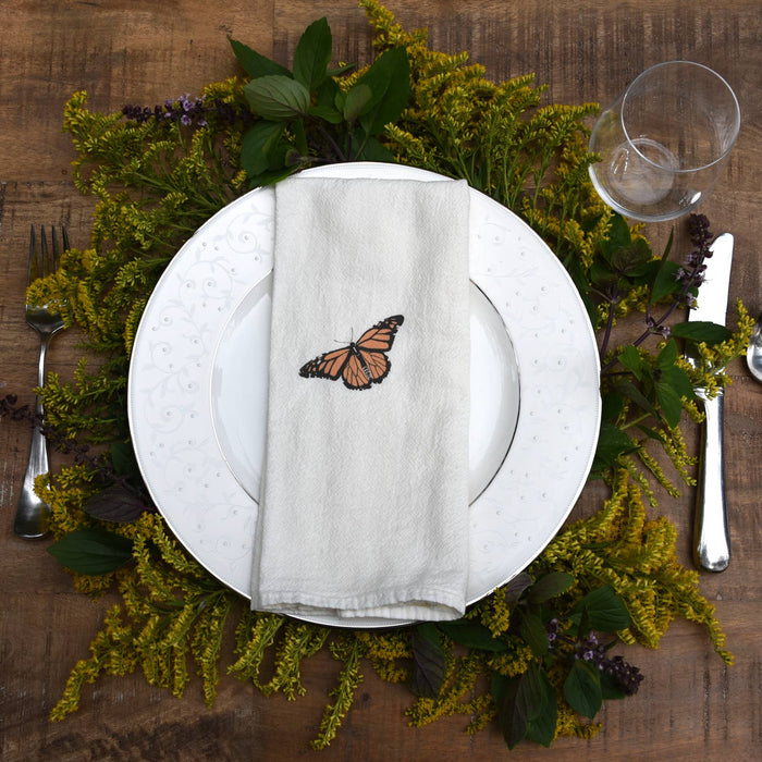 Swallowtails + Monarchs Napkins / Set of 4 - June and December