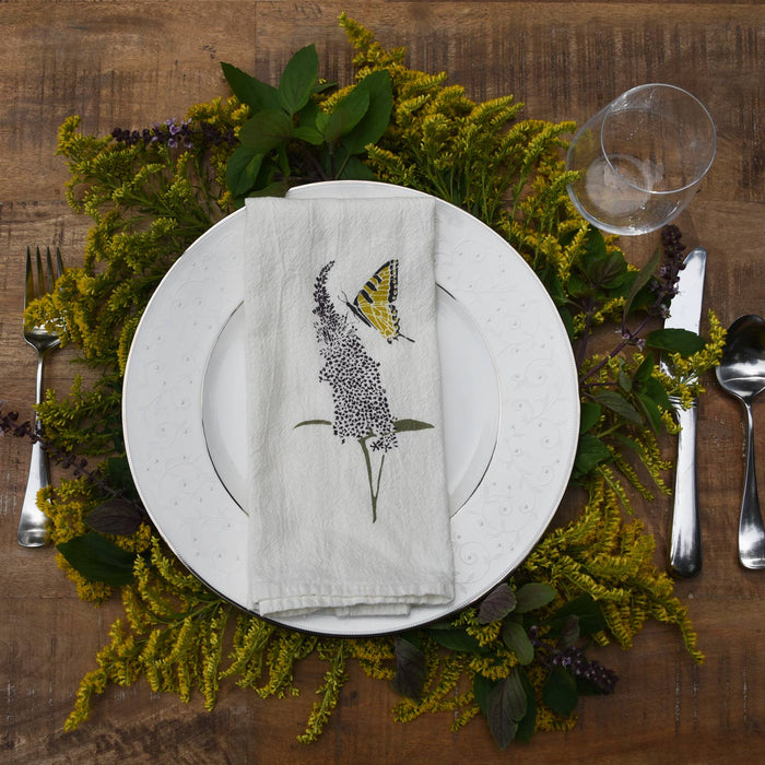 Swallowtails + Monarchs Napkins / Set of 4 - June and December