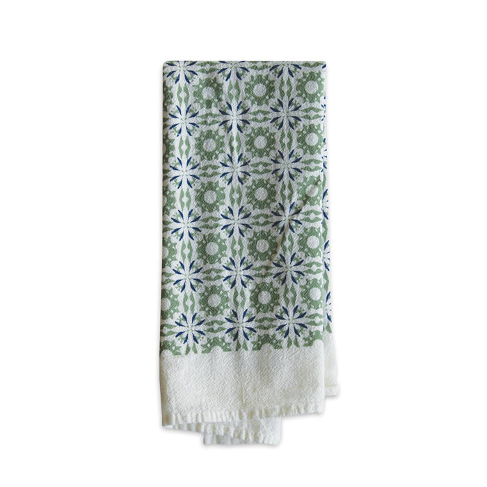Mixed Woodblock Chicory Napkins / Set of 4 - June & December