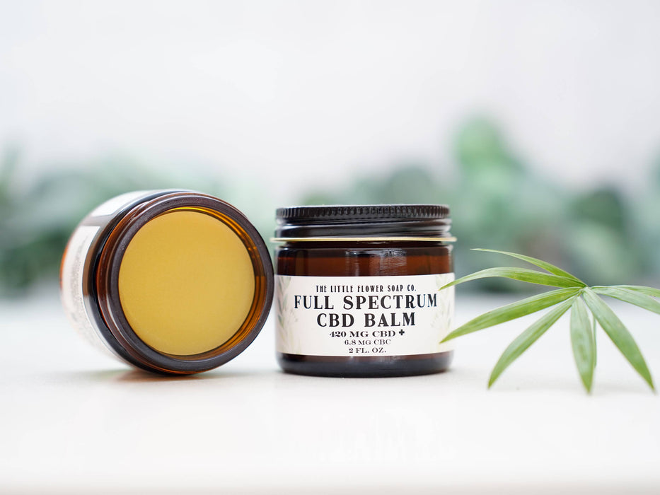 CBD Balm 2oz Jar - Little Flower Soap Co.