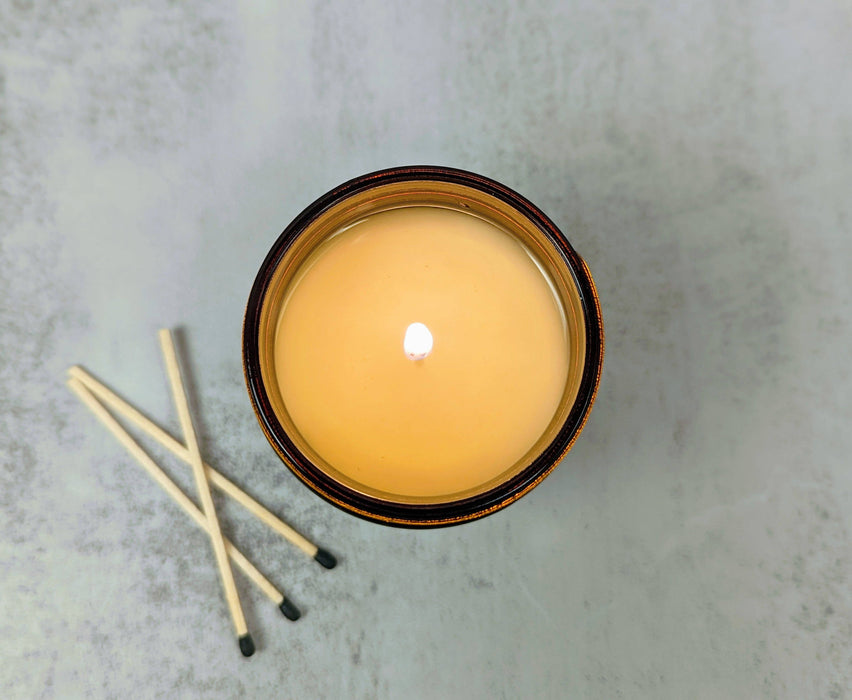 Warm Apple Drizzle, Amber Jar- 906 Candle Co