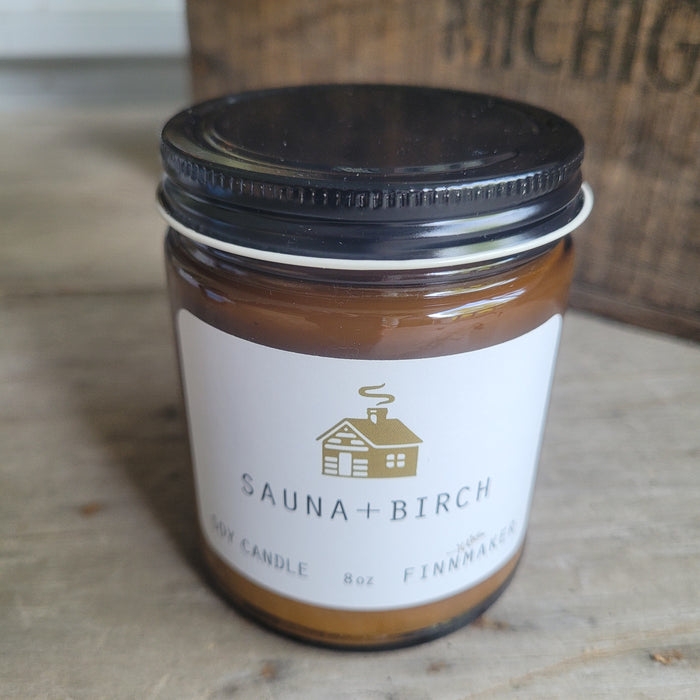 Sauna + Birch Candle by Finnmaker