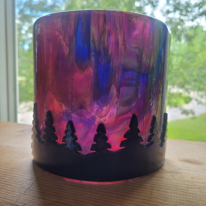 Art Glass Candle Shade by CristyGlass