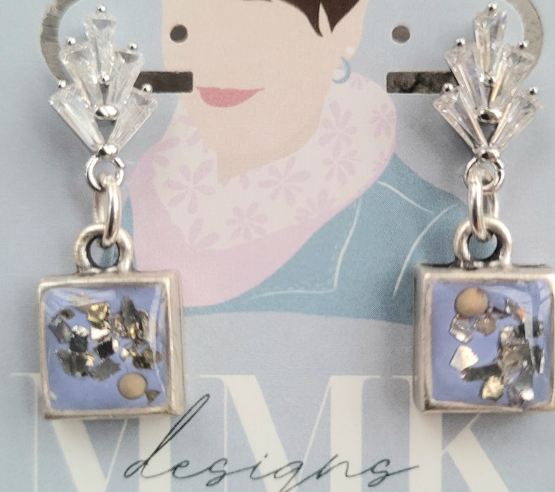 Winter Sparkle Drop Earrings by MMK Designs