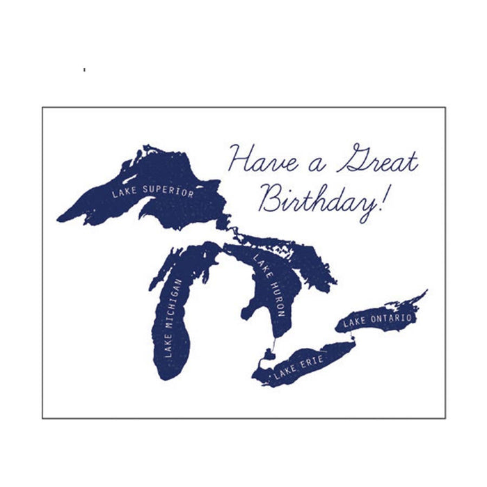 Have a Great Birthday! Great Lakes Letterpress Card - City Bird