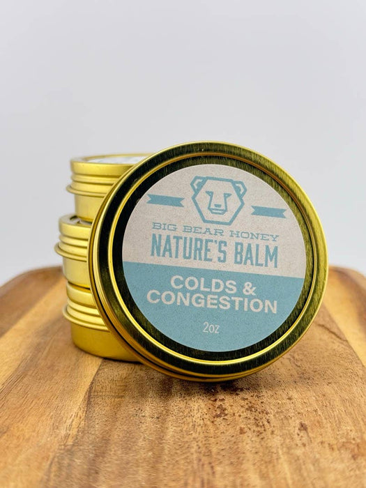 Colds and Congestion Balm - Big Bear Honey
