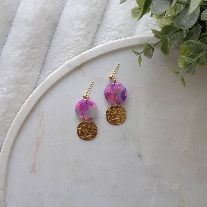 Origin Earrings in Summer Stone - Cayenne & Cake