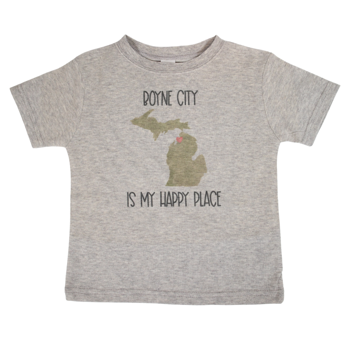 Les Cheneaux Is My Happy Place Short-Sleeved Baby or Toddler T-Shirt by June Apothicarie