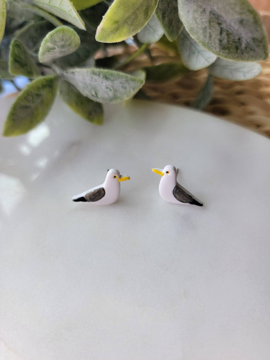 Seagull Stud Earrings - Cayenne & Cake