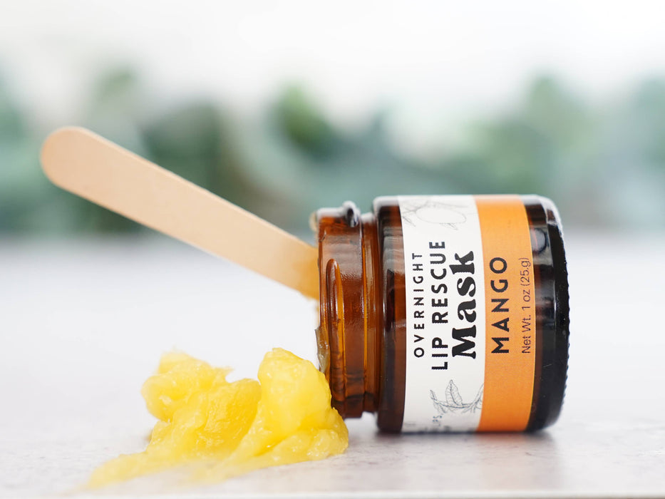 Lip Rescue Overnight Mask - Mango - Little Flower Soap Co.