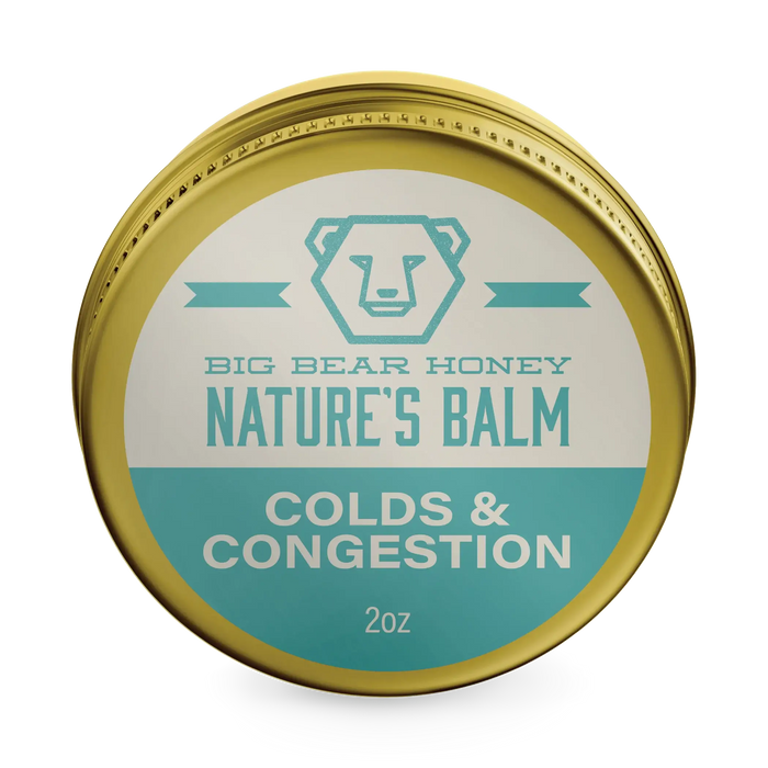 Colds and Congestion Balm - Big Bear Honey
