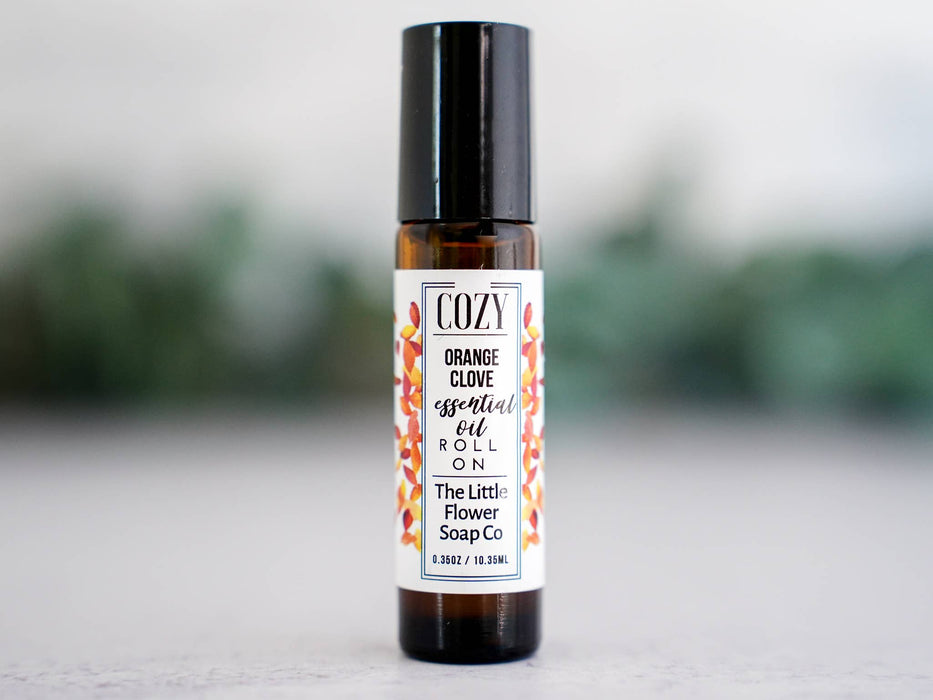 COZY Orange Clove Essential Oil Roll-on Fall Aromatherapy