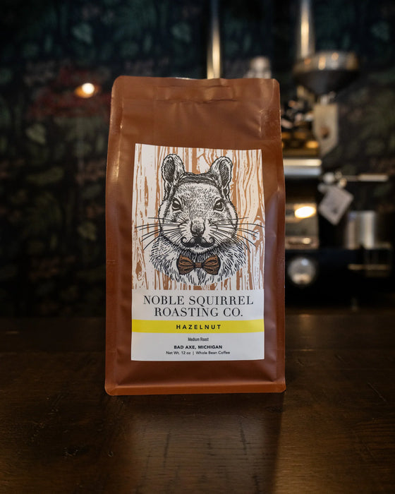 Hazelnut Medium Roast Coffee - Noble Squirrel Roasting Co.