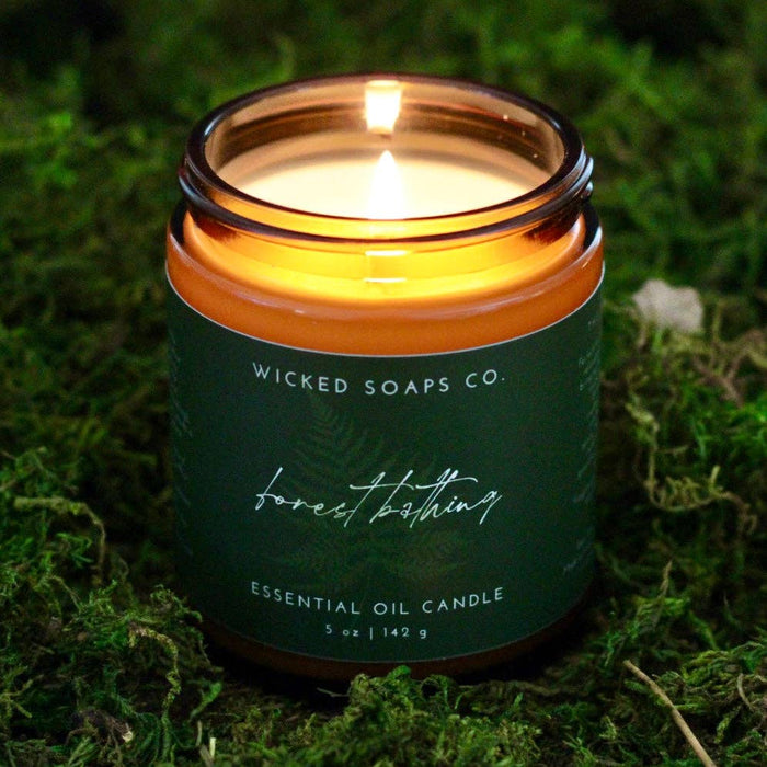 Forest Bathing Essential Oil Candle - Wicked Soaps Co.