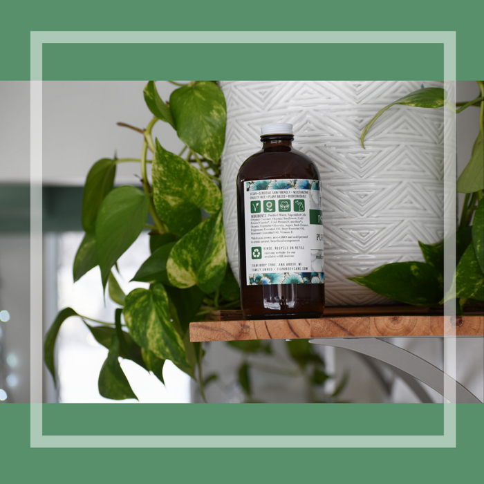 Castile Soap: Peppermint Sage - Tiani Body Care