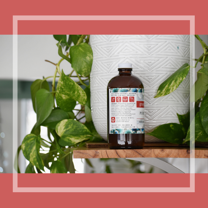 Castile Soap: Grapefruit Patchouli - Tiani Body Care