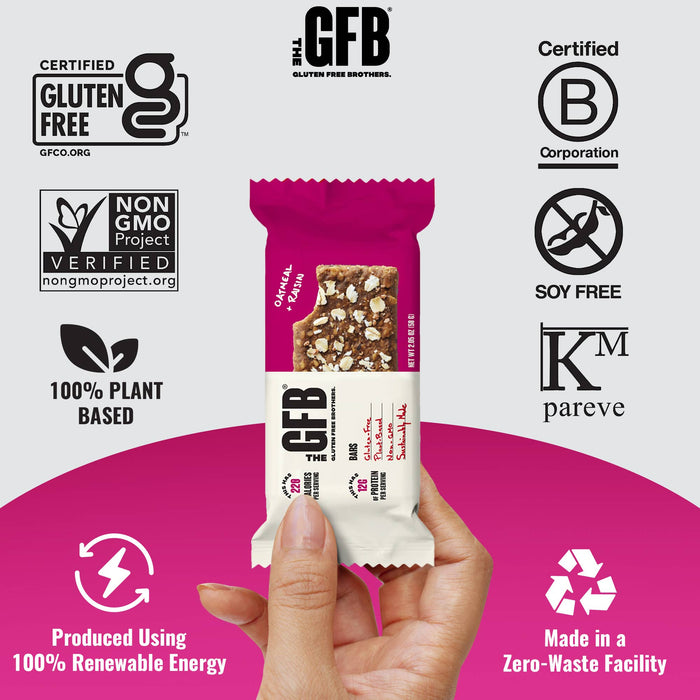 Oatmeal Raisin Protein Nutrition Snack Bar - GFB