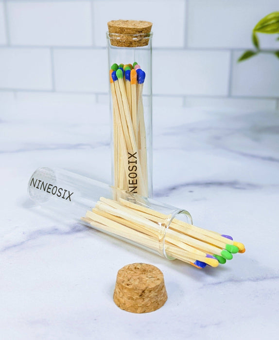 Matches in Glass Container - 906 & Co.