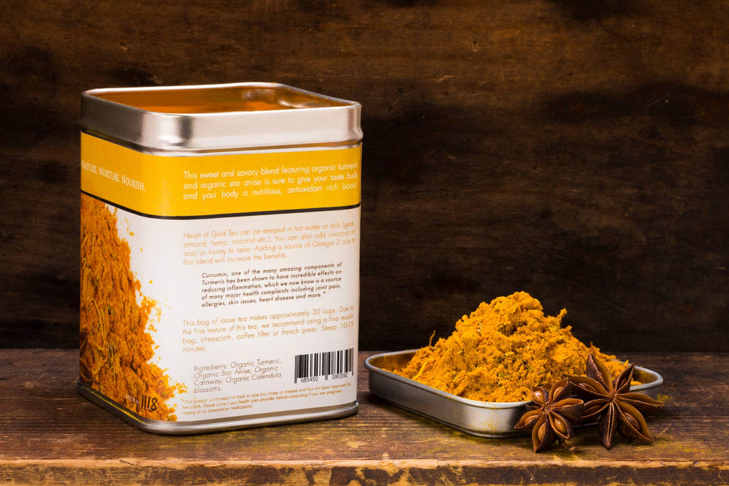 Heart of Gold Turmeric Tea - Bear Earth Herbals