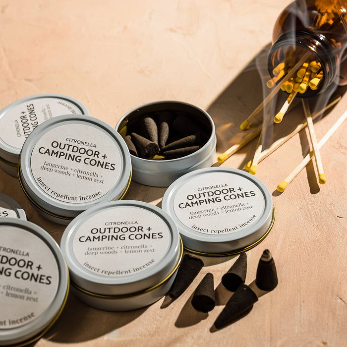 Backyard Citronella - Outdoor + Camping Cones - Modern Makers Provisions