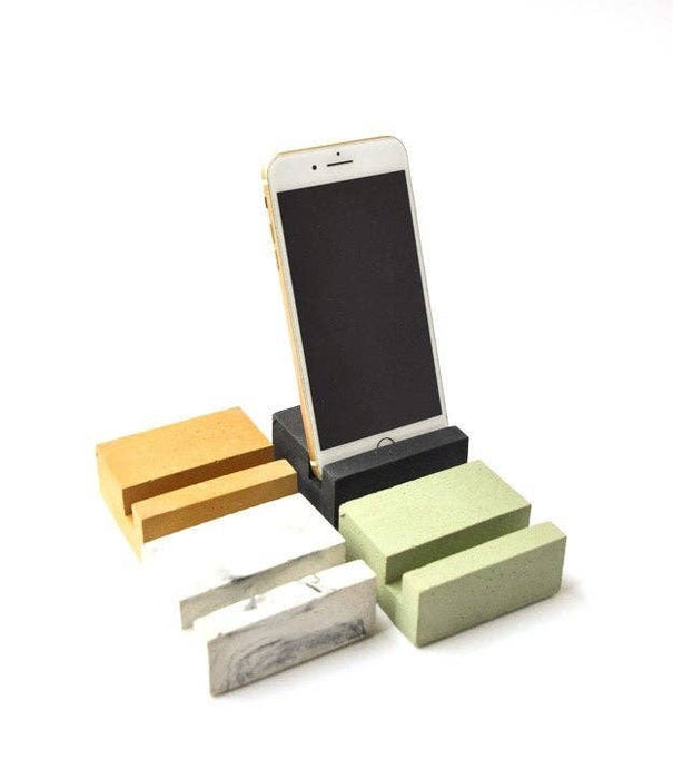 Concrete Phone Stand Holder - Cedar and Stone Garden