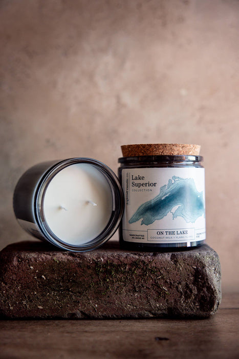 On the Lake Soy Candle - coconut milk + ylang- ylang - Dogkind Candle Co.